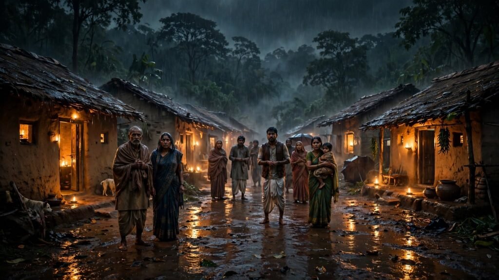 nandipur village night
